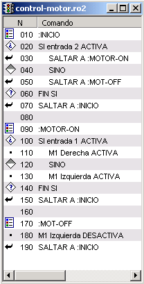 programa con dos condiciones