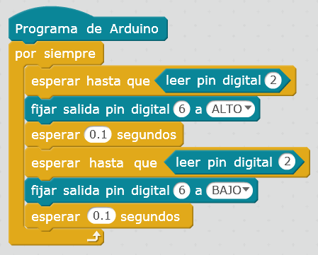 Encender y Apagar con Pulsador mB