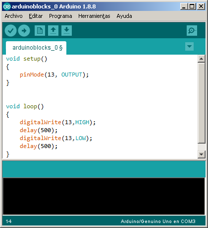 Arduino IDE pegado