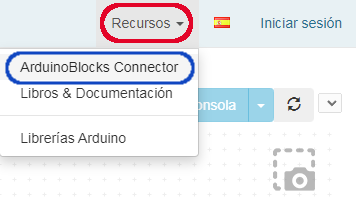 Recursos ArduinoBlocks Connector