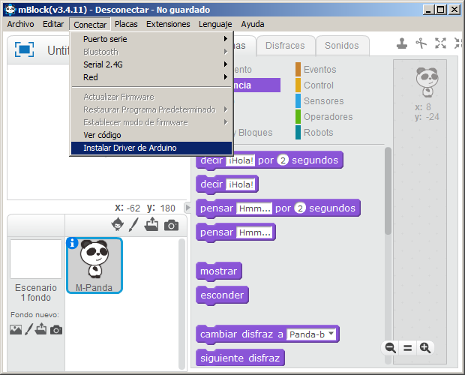 instalar Driver Arduino